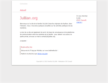 Tablet Screenshot of jullian.org